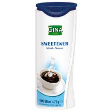 Gina Table-Top Sweetener Dispenser, 72 g, 1200-Pieces