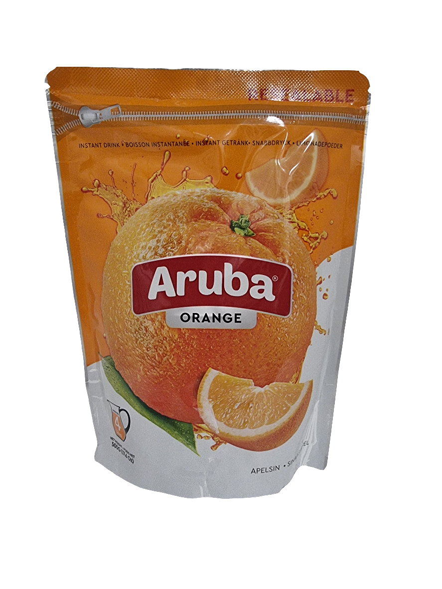 Aruba 500gr druck pulver apelsin
