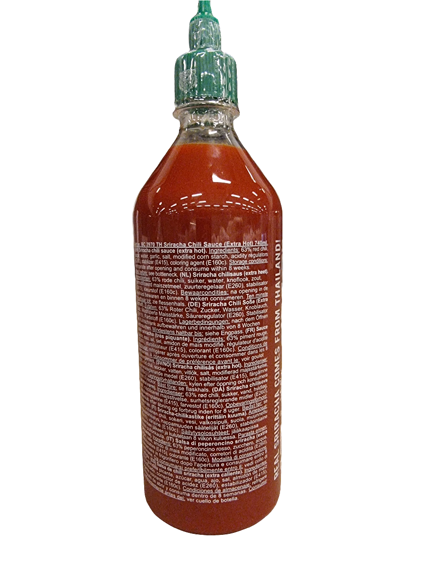 Crying thaiger 740 ml siracha chili sauce