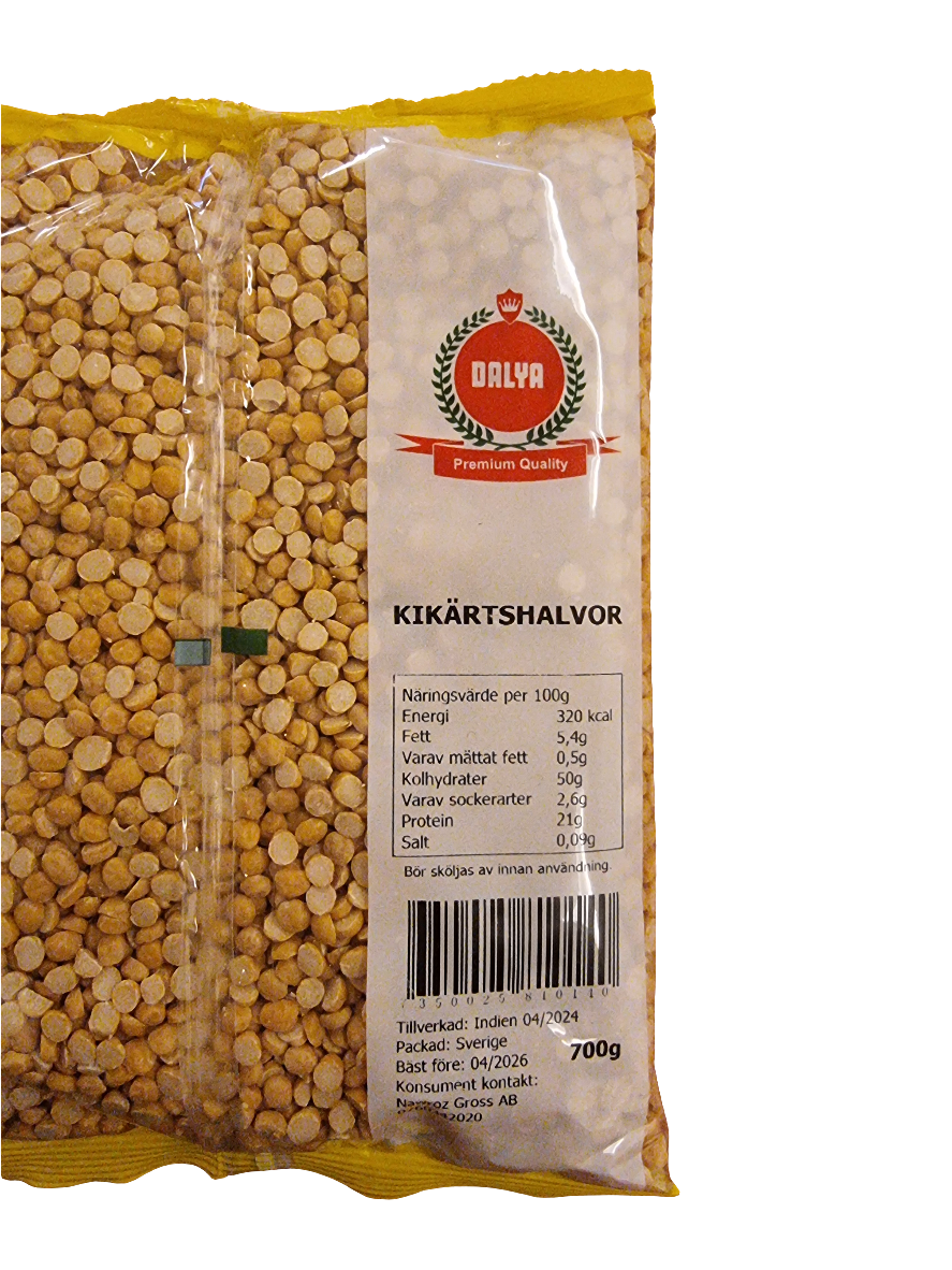 Dalya 700 gr kikärtshalvor