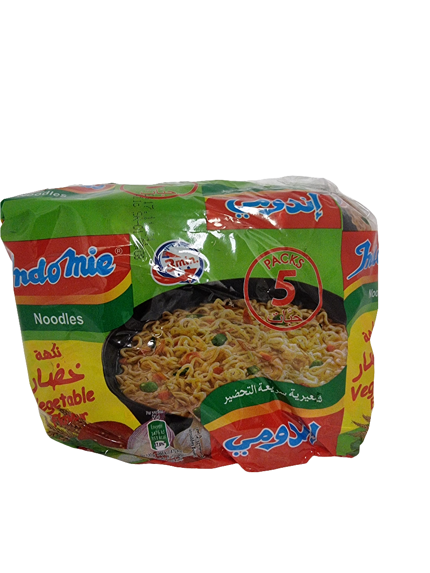 Indomie nudlar vegetarisk 5-pack