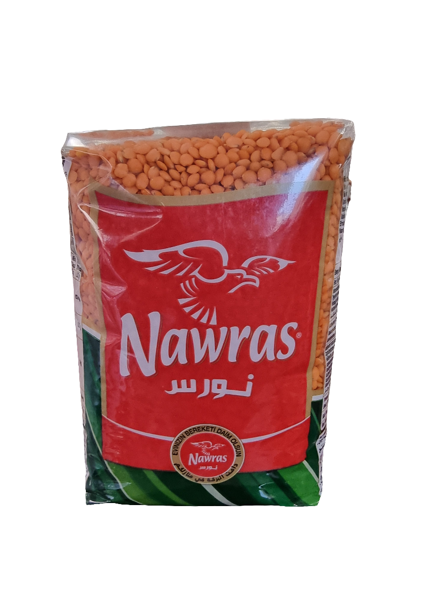 Nawras 900gr röda linser