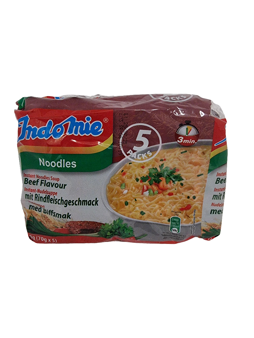 Indomie nudlar beef5-pack