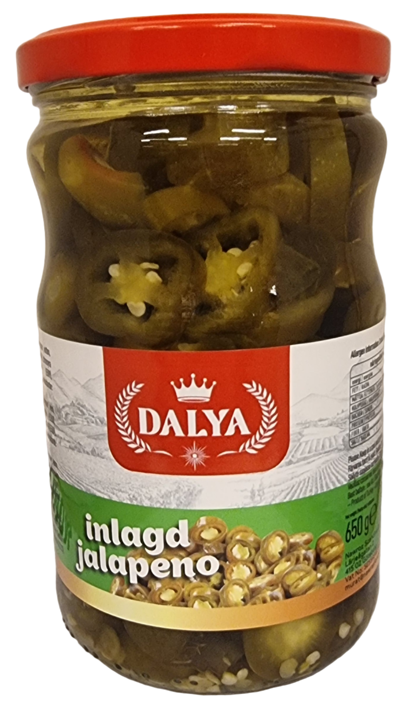Dalya 650 gr jalapeno