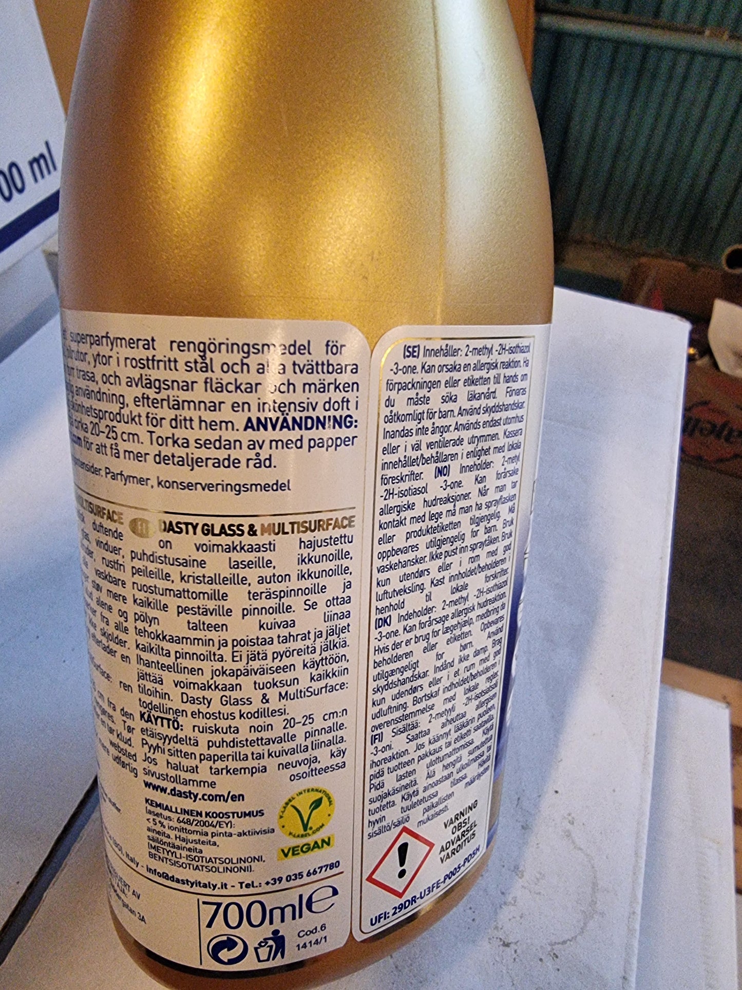 Dasty 700 ml Gokd allrengöring spray