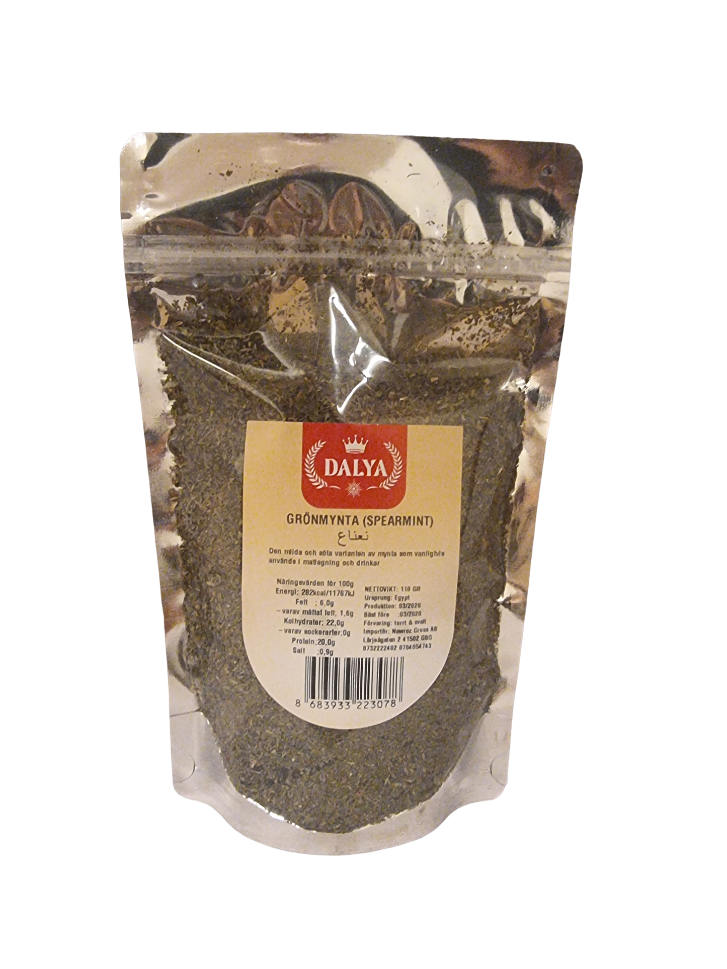 Dalya 110 gr grönmynta (spearmint)