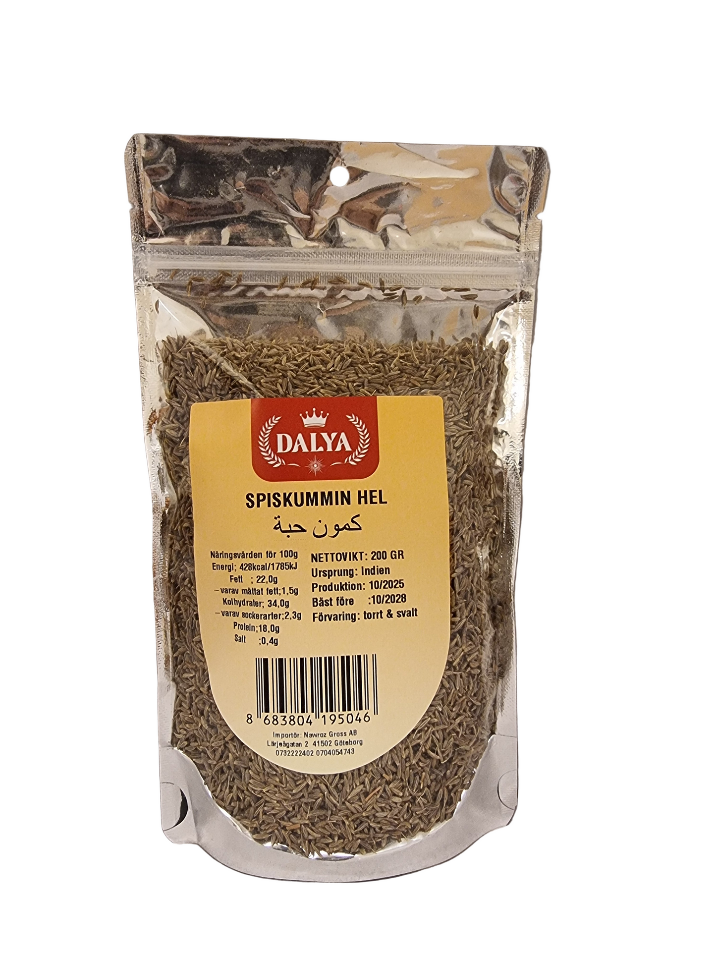 Dalya 200 gr spiskummin hel