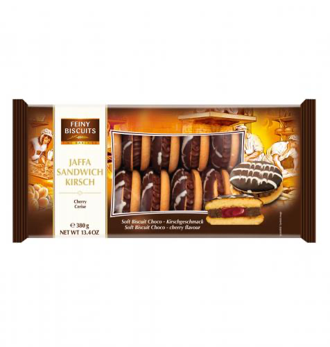 Feiny Biscuits Jaffa Sandwich Chocolate Cream-Cherry 380g