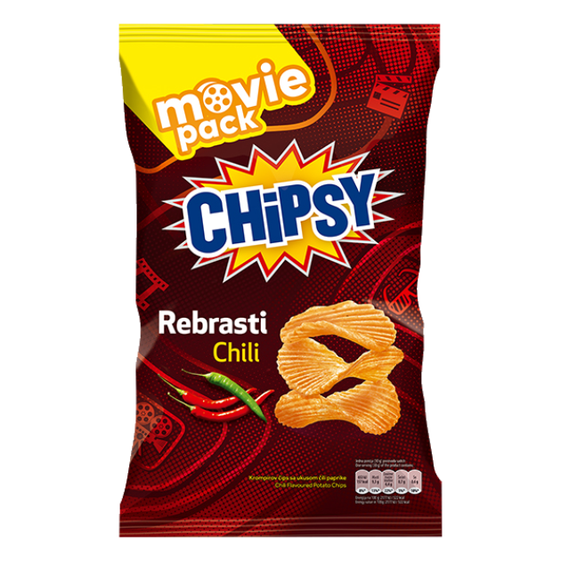 Row Chipsy Cips Chipsy Chili X cut 230g – MixMat