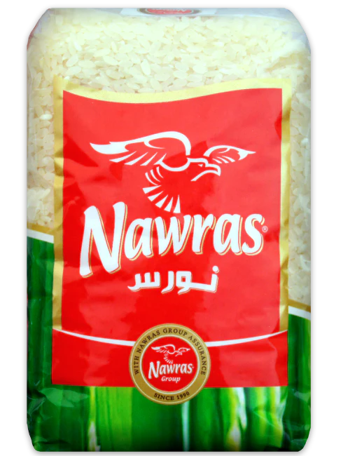 Nawras 900 gr USA calrose rund ris