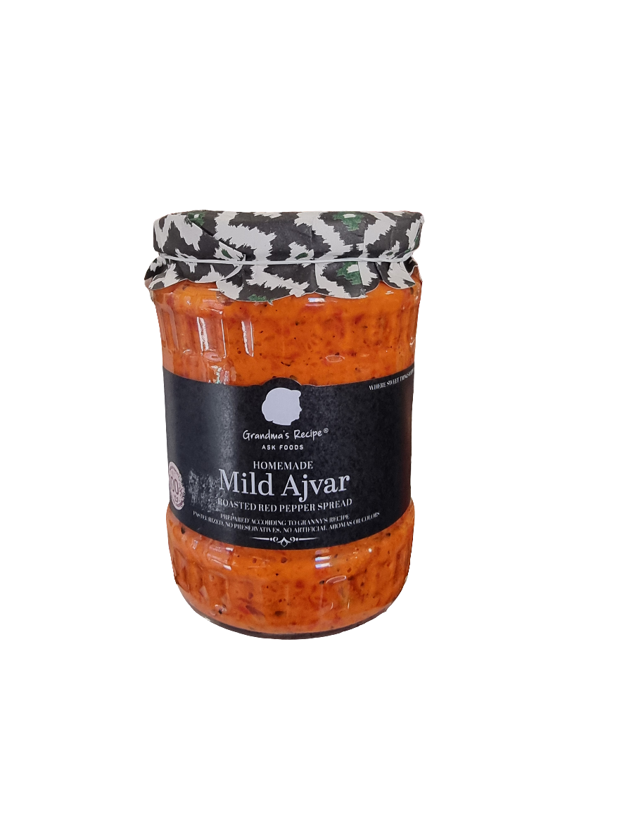 Ask 550gr hemgjord ajvar mild