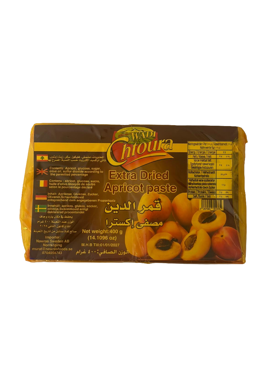 Chtoura wadi 400 gr aprikos pasta