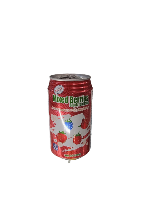 Rico 340ml bubble tea / dryck mixed berries