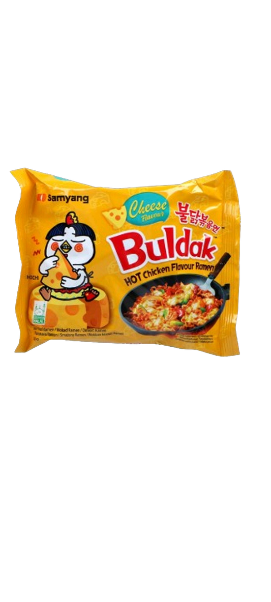 5-Pack Samyang Buldak Hot Chicken Ramen Cheese - 5x140 g