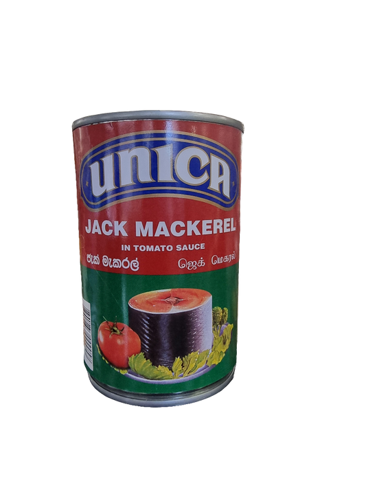 Unica 425gr jack mackerel in tomatobsauce