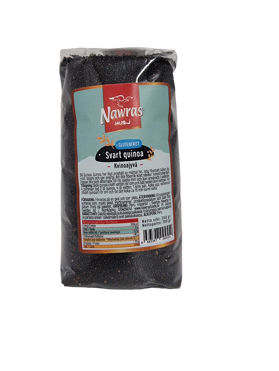 Nawras 700gr kinoa svart