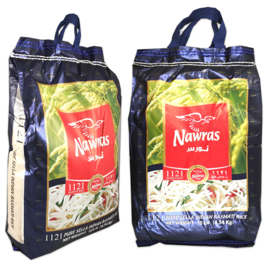 Nawras 4.54 kg Indiskt 1121 Sella Basmati Ris