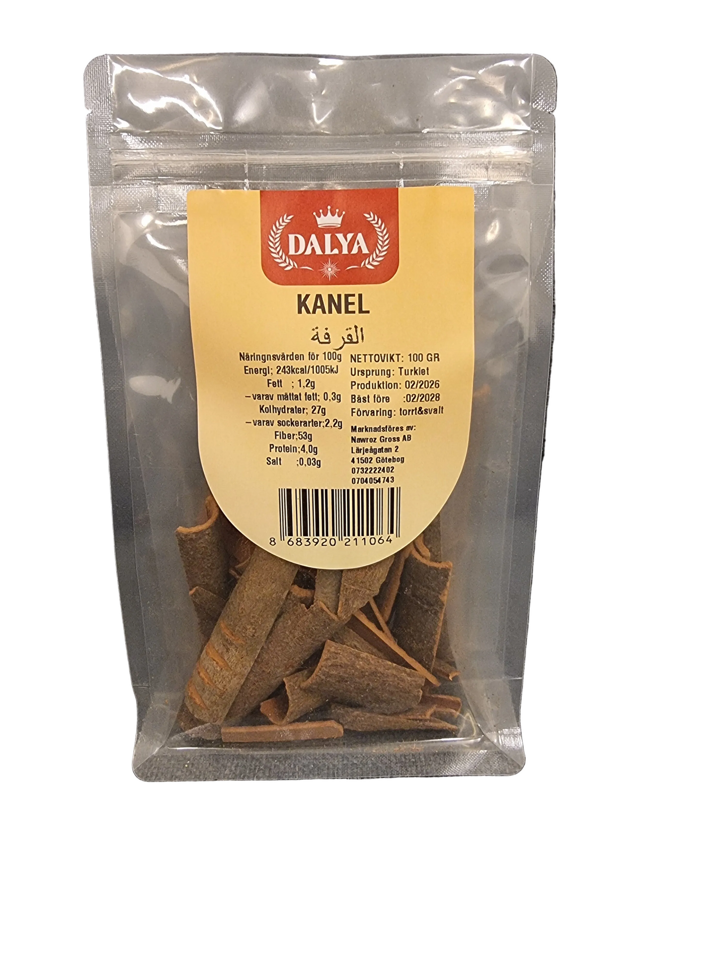 Dalya 100 gr kanel hel