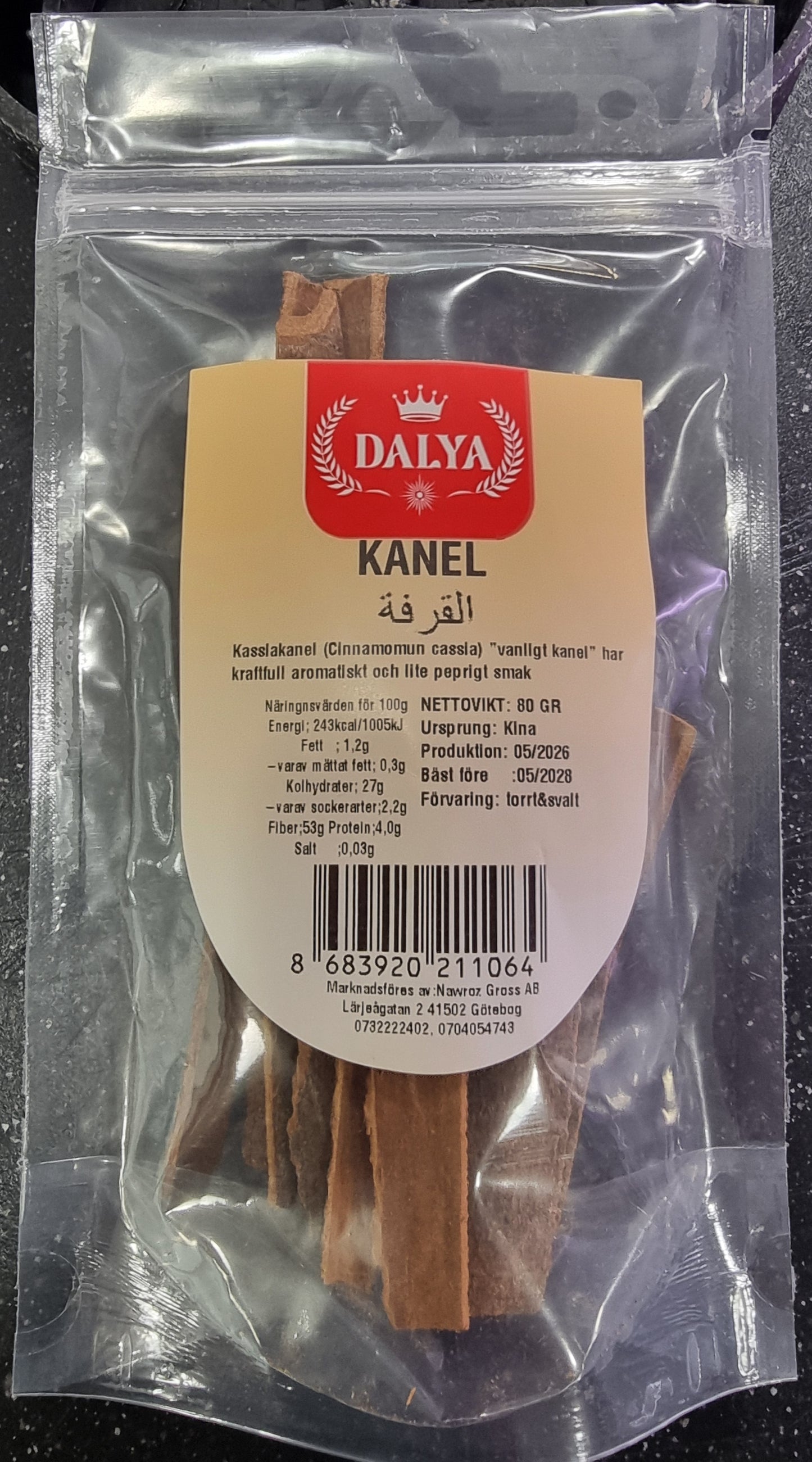 Dalya 80 gr kanel hel
