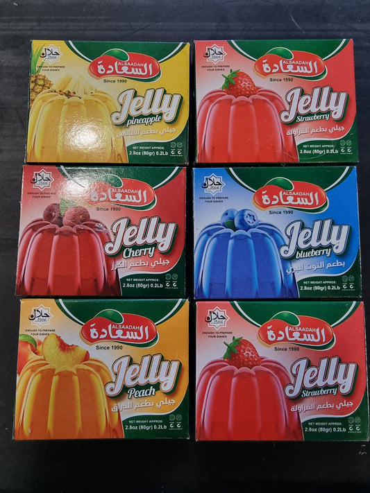 Alsaadah 80 gr jelly olika sorter