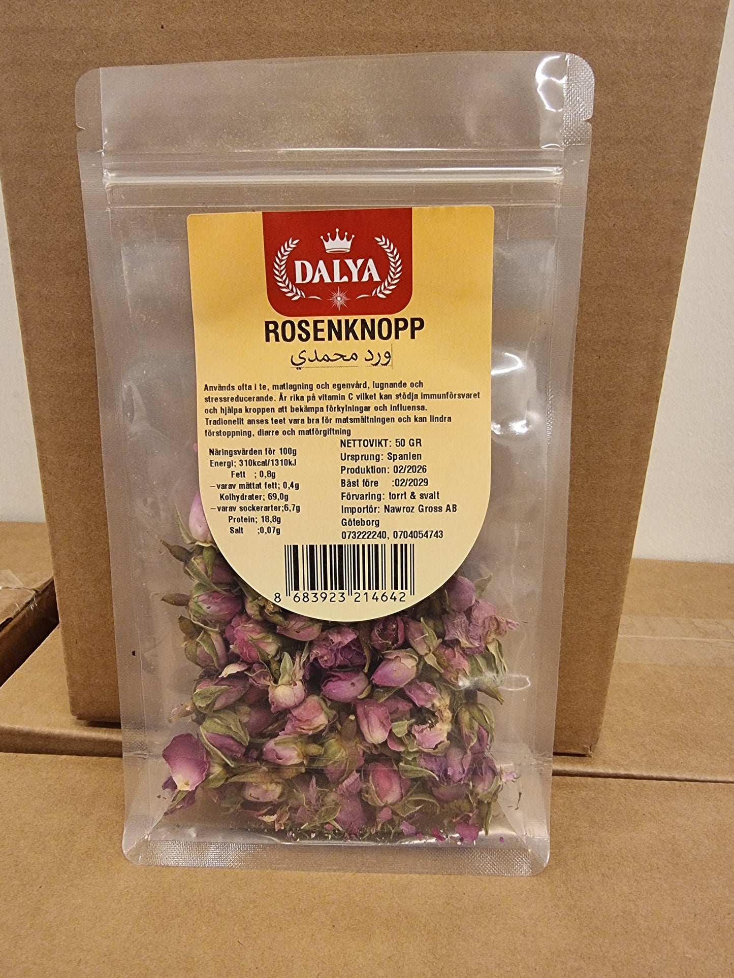 Dalya 50 gr rosenknopp