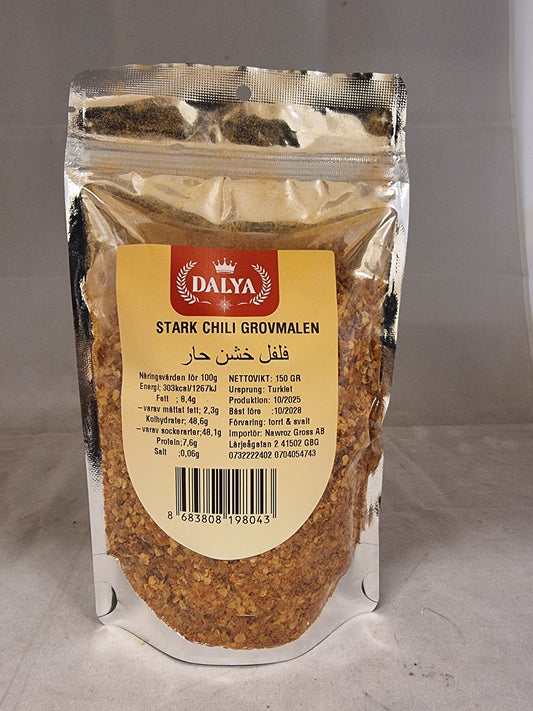 Stark chili grovmalen