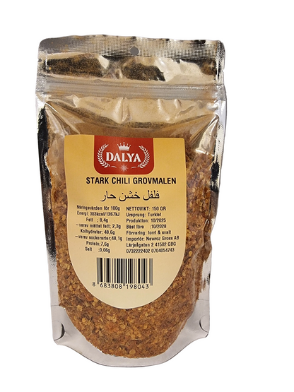 Stark chili grovmalen