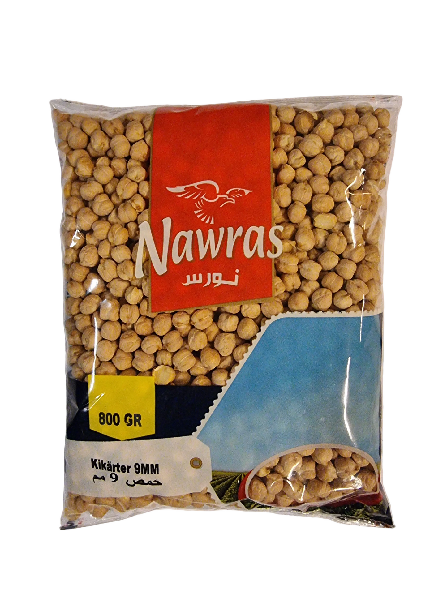 Nawras 800 gr 9 mm kikärter