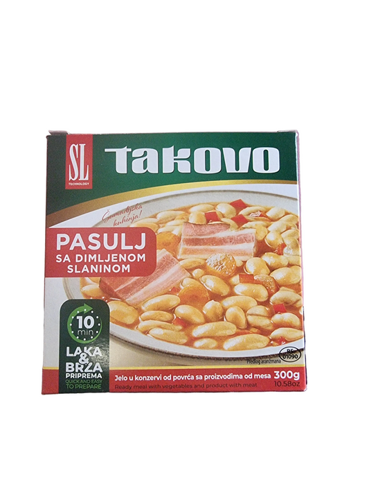 Takovo 300gr pasulj sa dimljenom slaninom