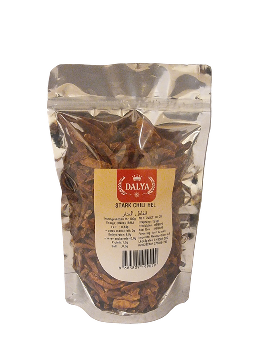 Dalya 80 gr  chilipeppar hel