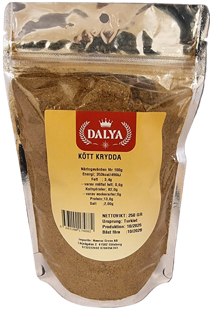 Dalya 250 gr kött krydda