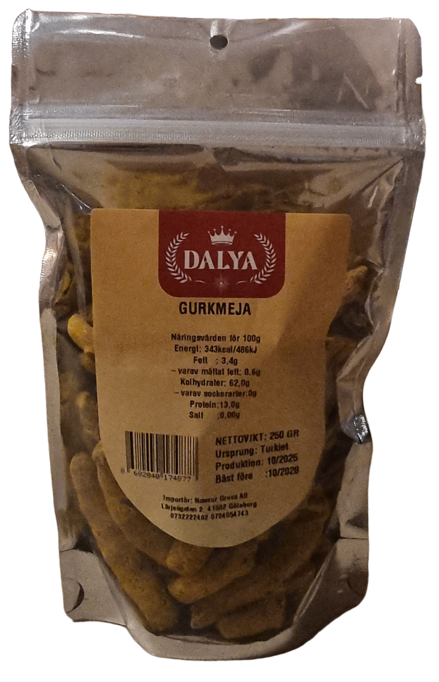Dalya 250 gr gurkmeja hel