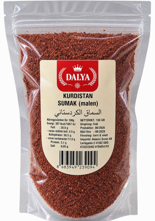 Dalya 150 gr kurdistan sumak malen