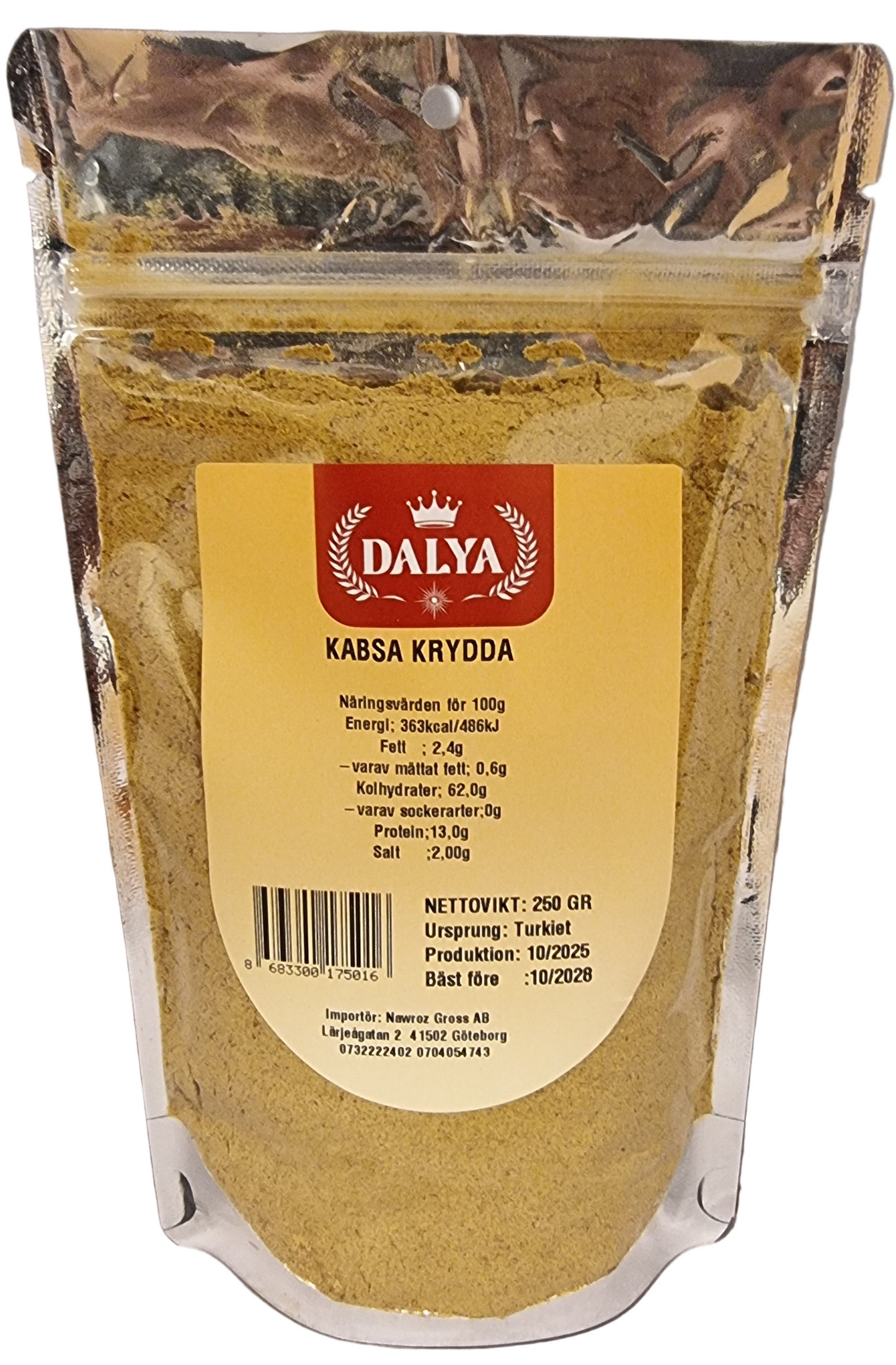 Dalya 250 gr kabsa krydda