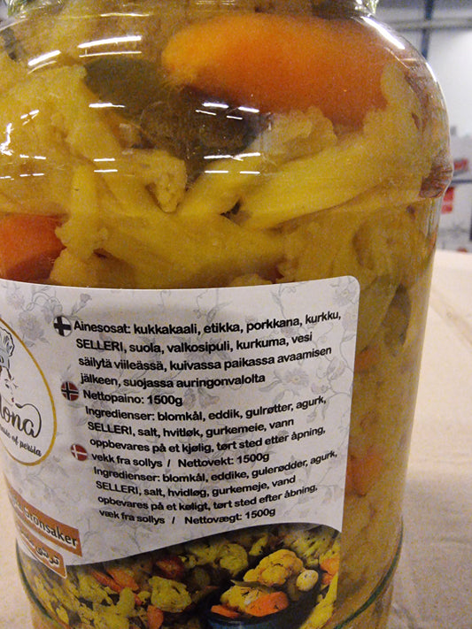 Mona 1500 ml pickles Iran