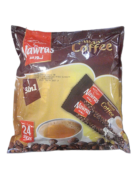 Nawras 24*18gr 3 in 1 instant coffe