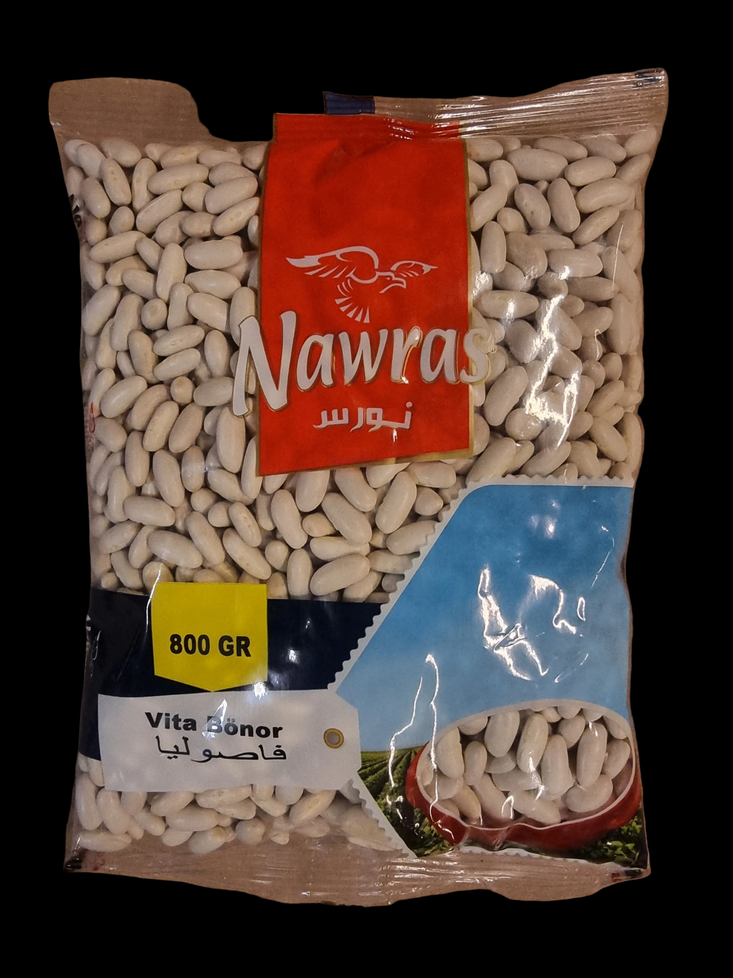 Nawras 800 gr vita bönor Argentina