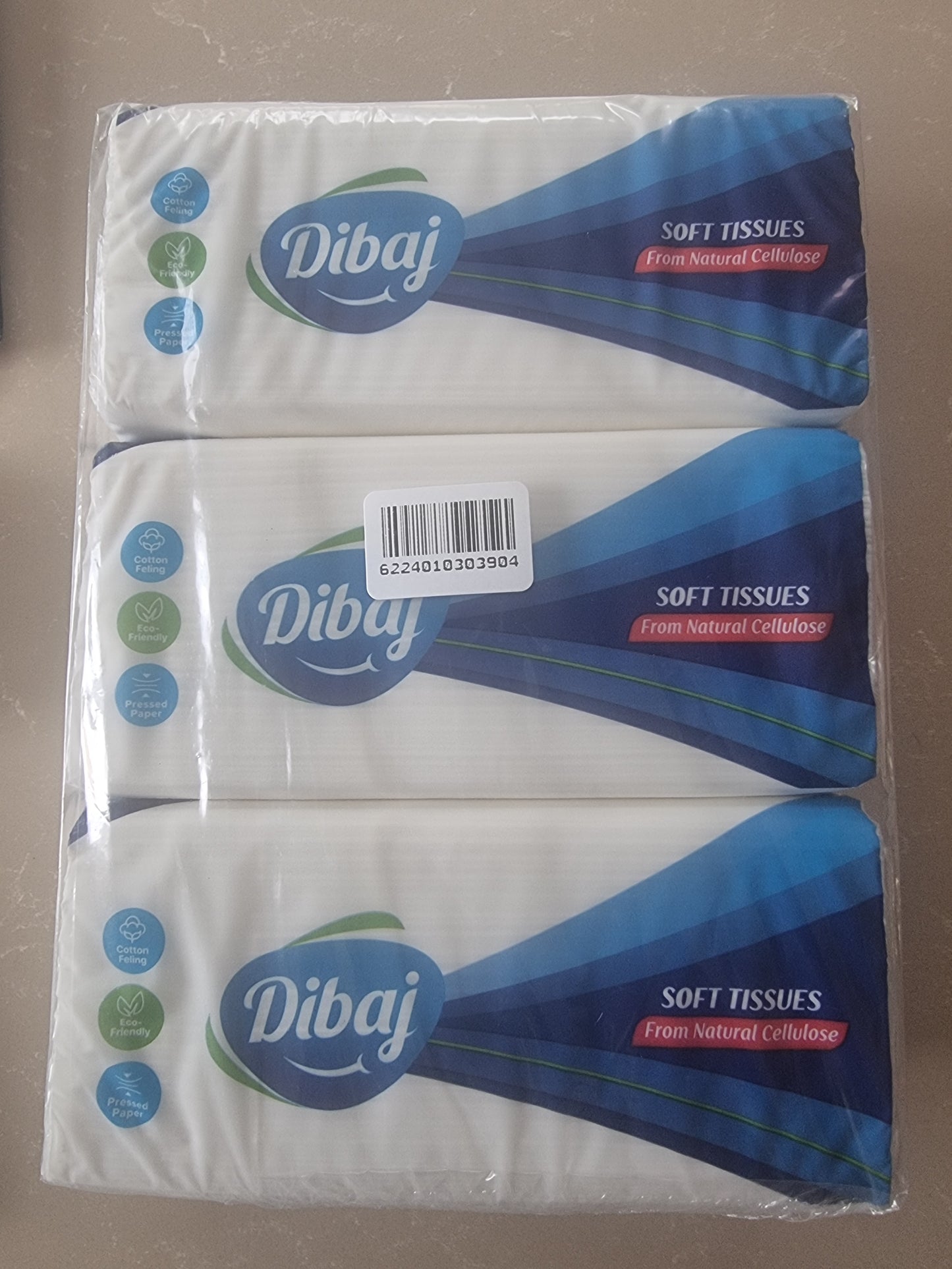 Dibaj 3-pack (3*500st) bordsservetter