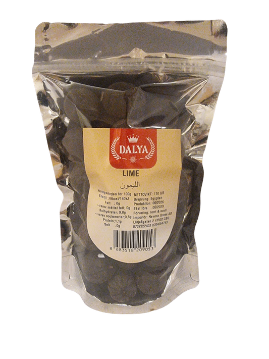 Dalya 110 gr svart lime torkat