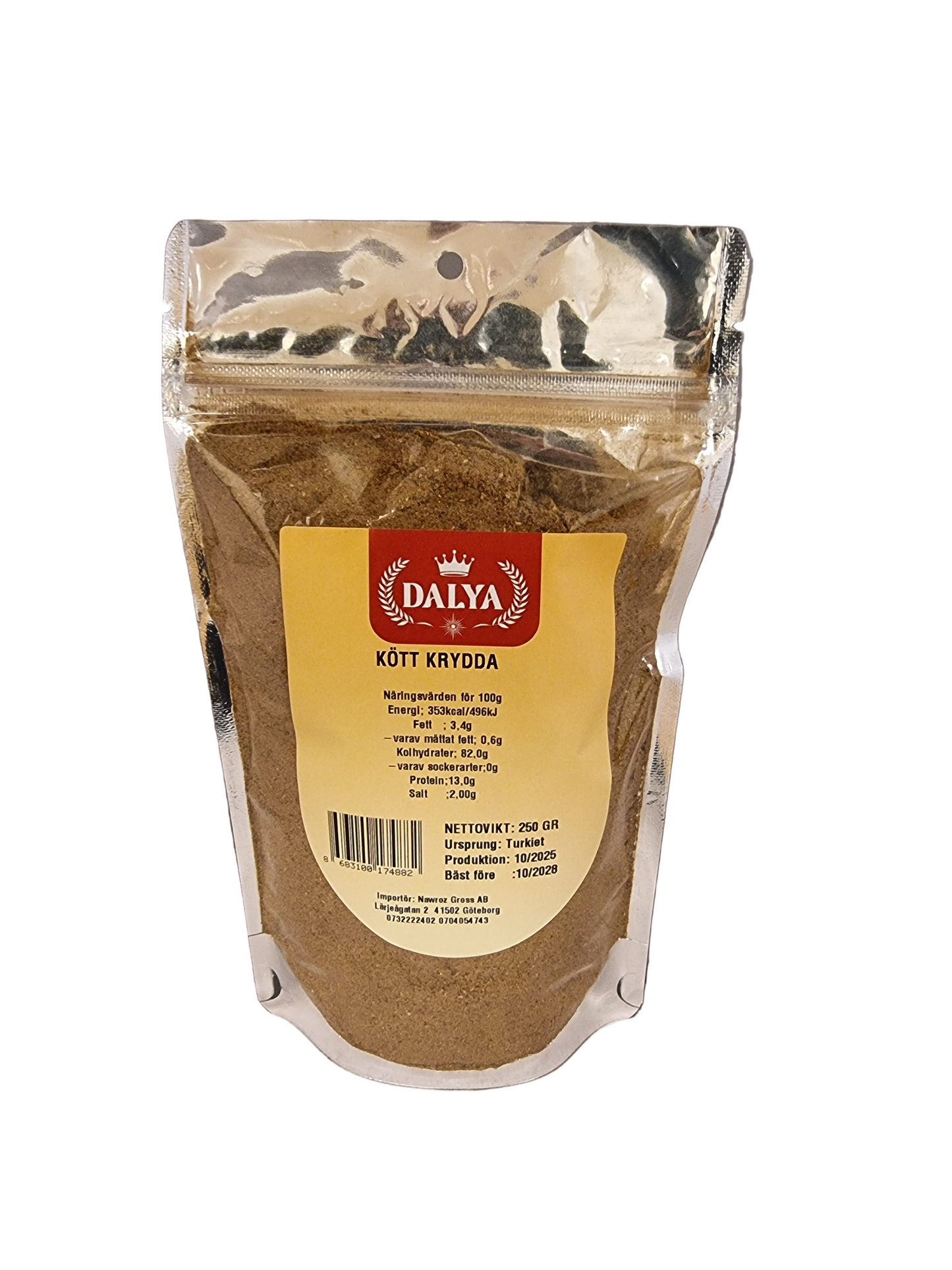 Dalya 250 gr kött krydda